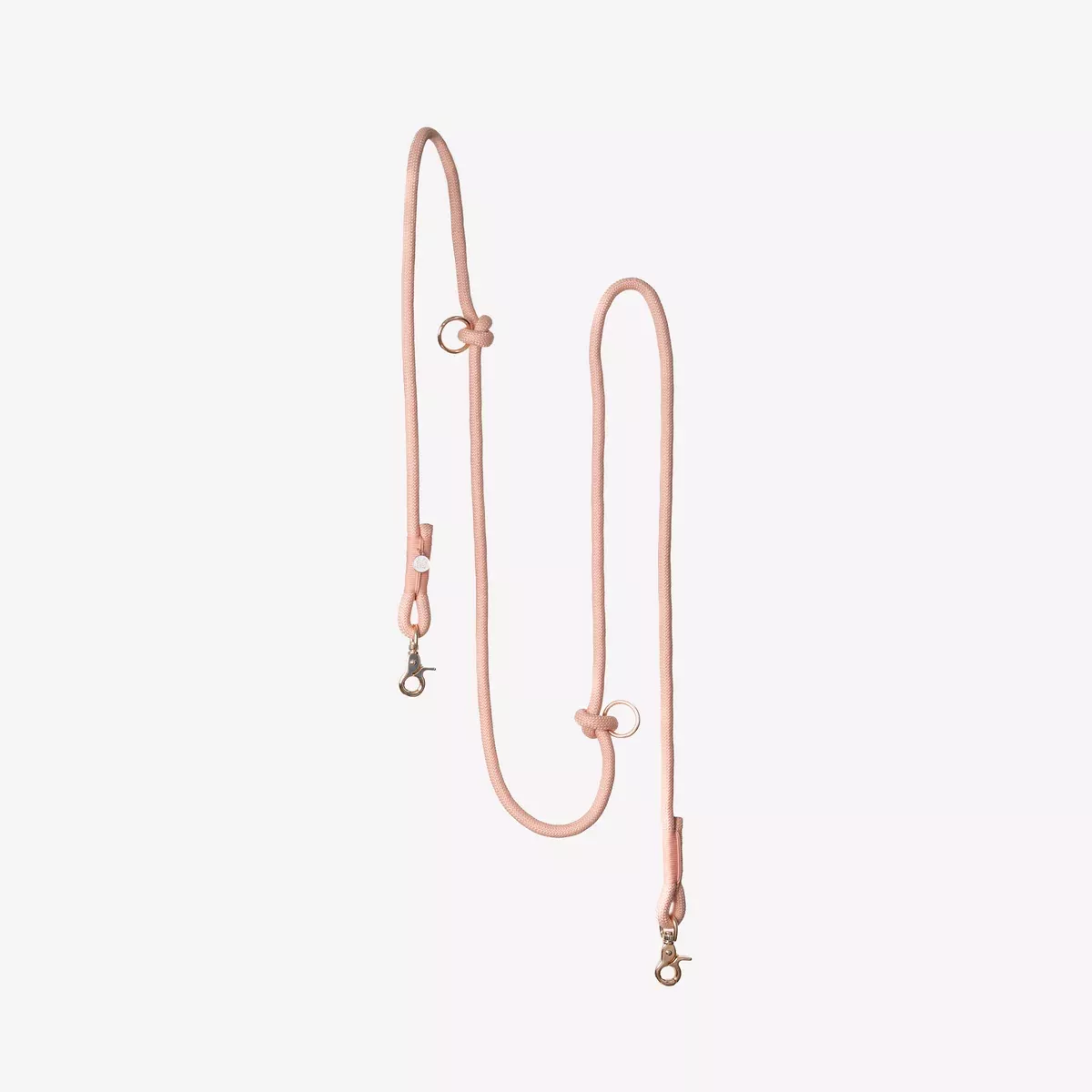 'Powder Rose' - Hands Free Braided Leash