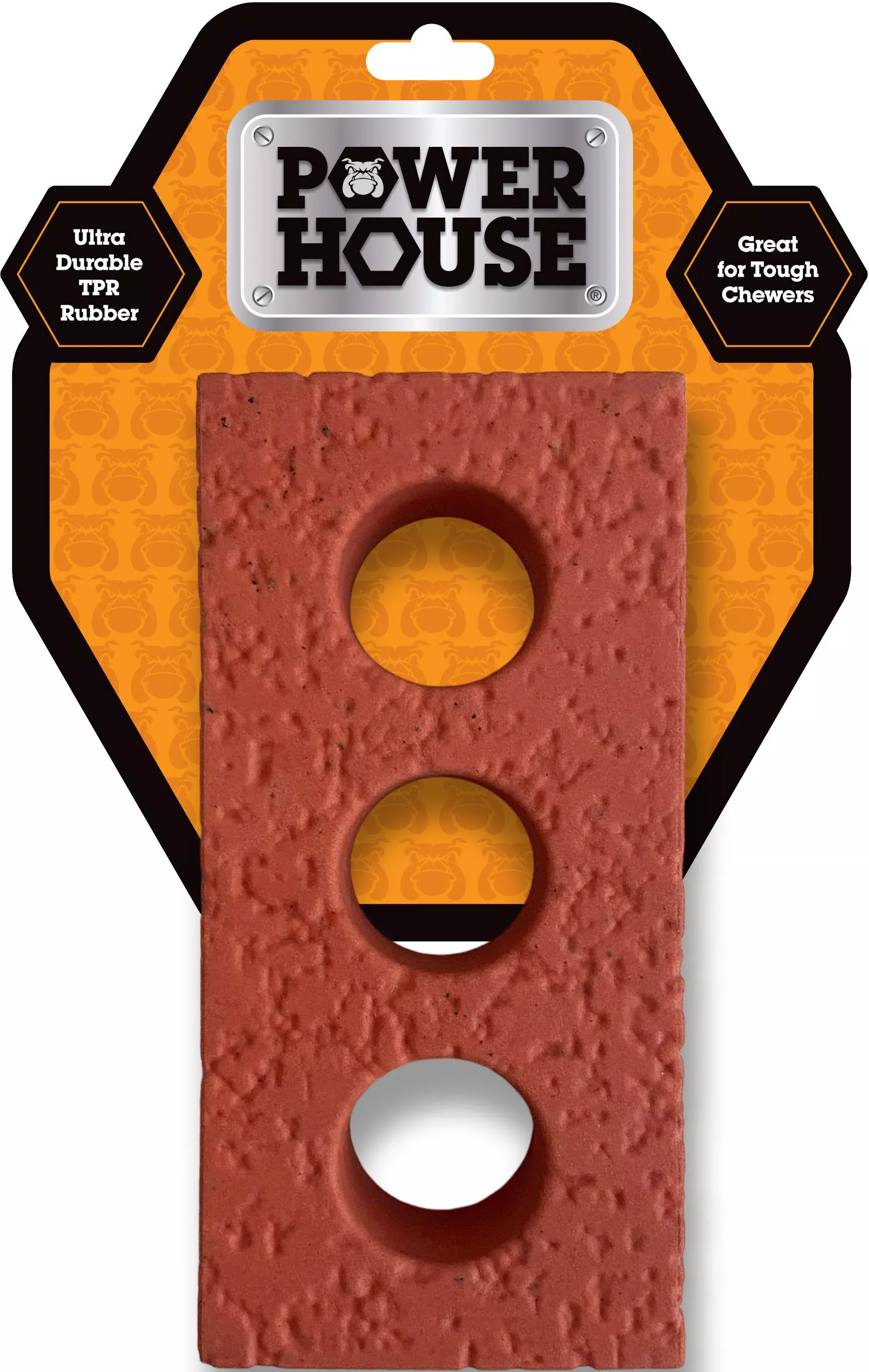 Power House Brick Tpr Dog Toy