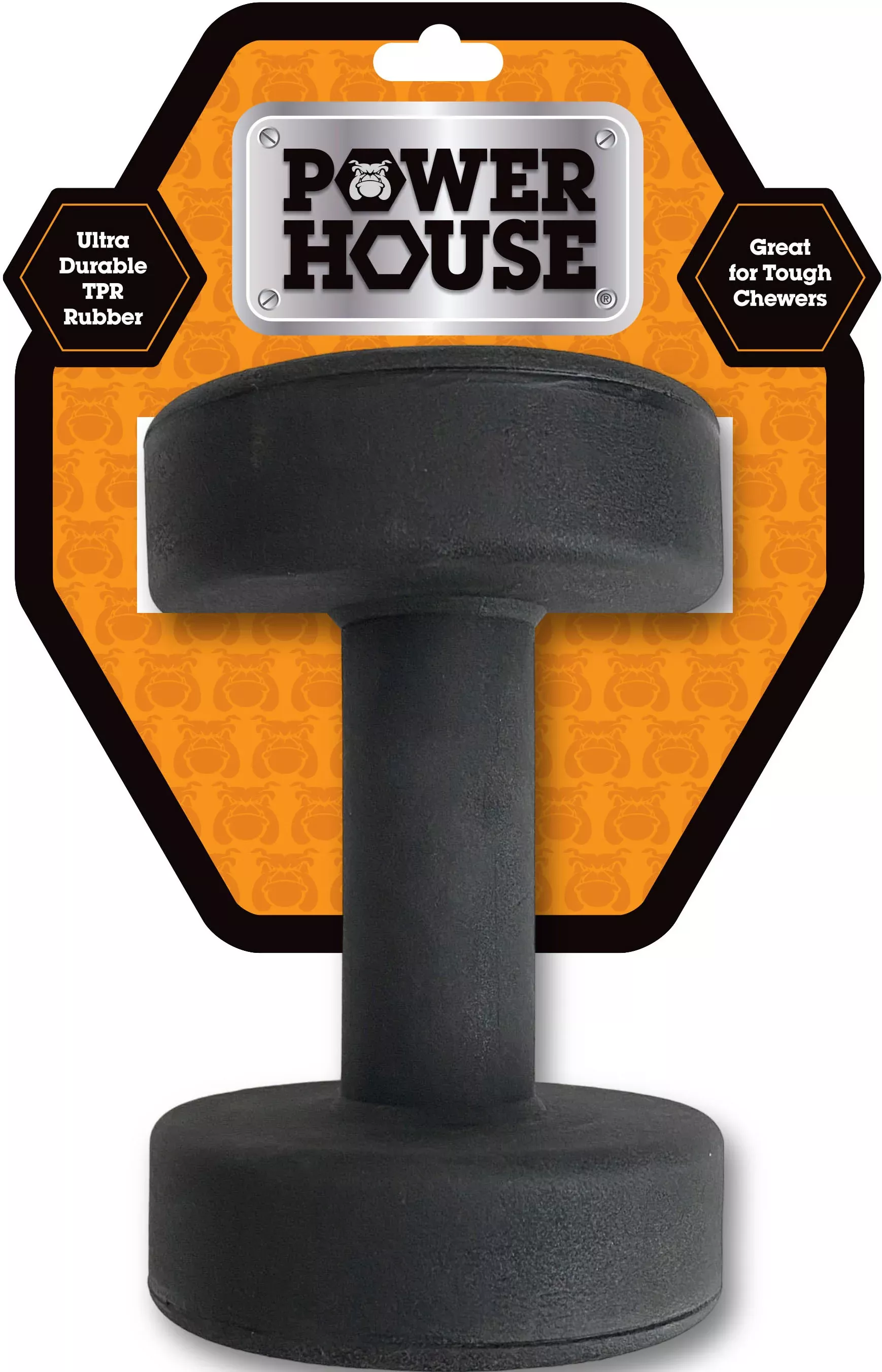 Power House Dumbell Tpr Dog Toy