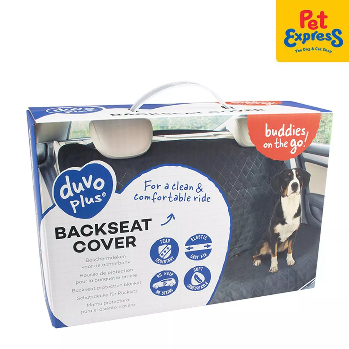 [FOR PRE-ORDER] DuvoPlus Back Seat Cover with Edge Black