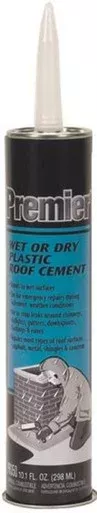 Premier 11oz Dry/Wet Plastic Roof Cement – Black