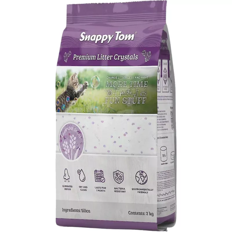 Premium Crystal Cat Litter – Lavender