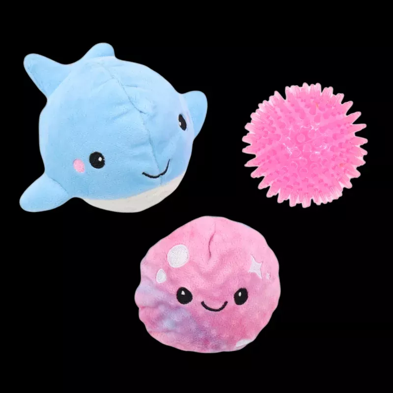 Prickles Whale with Aurora Bubble 5"
