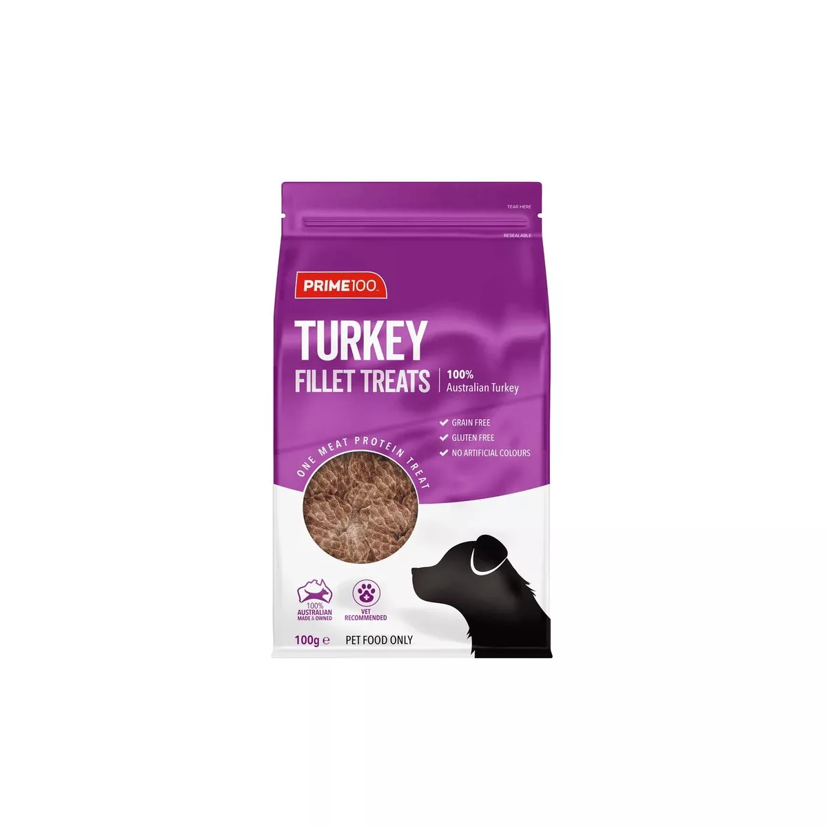 Prim100 - SPT Fillet Turkey Dog Treats 100g