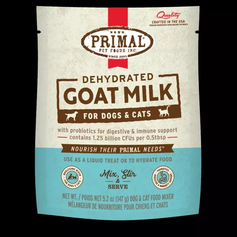 Primal Dehydrated Goat Milk for Dogs & Cats