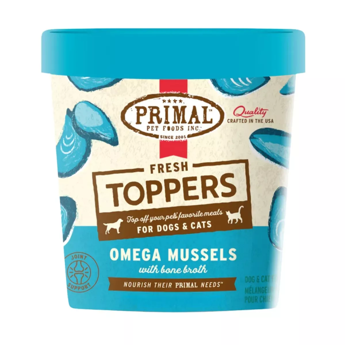 Primal Fresh Toppers - Omega Mussels Recipe