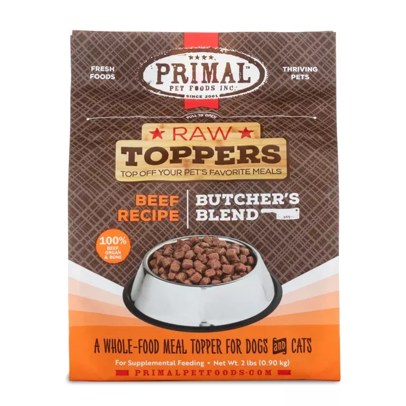 Primal Frozen Topper Butcher's Blend Beef, 2 lb