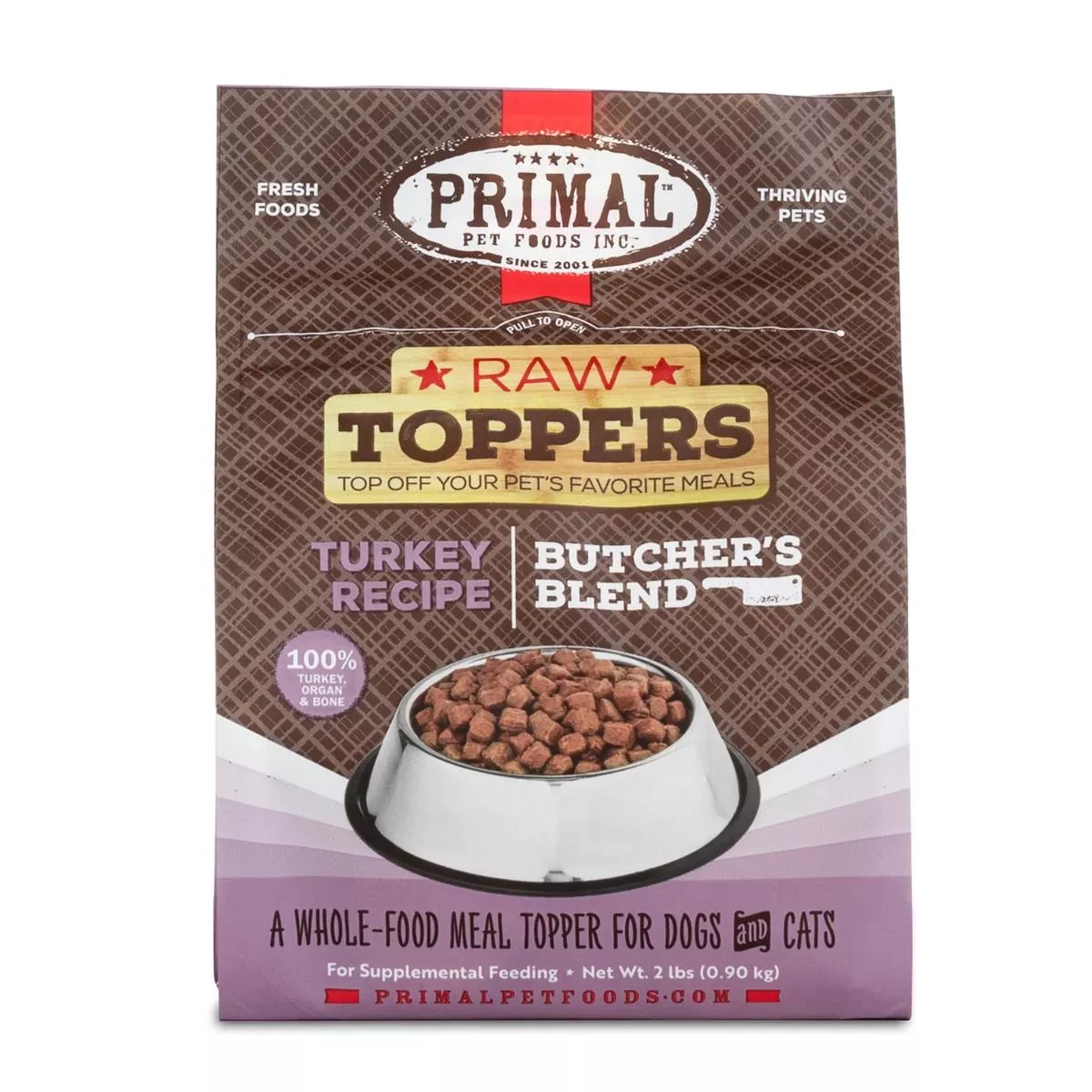 Primal Frozen Topper Butcher's Blend Turkey, 2 lb