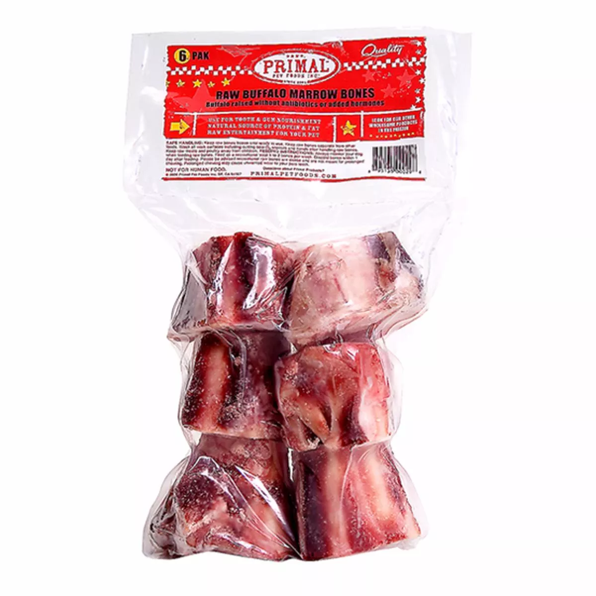 Primal Pet Foods Raw Recreational Buffalo Marrow Bones