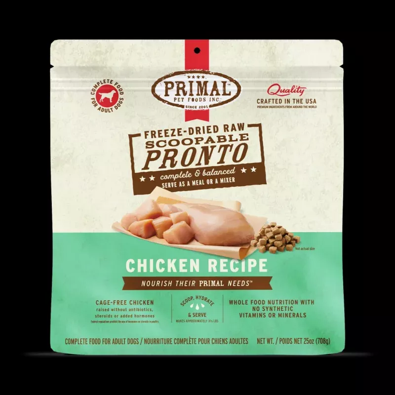 Primal Pronto Chicken Formula Freeze-Dried Dog Food
