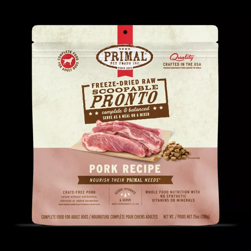 Primal Pronto Pork Formula Freeze-Dried Dog Food