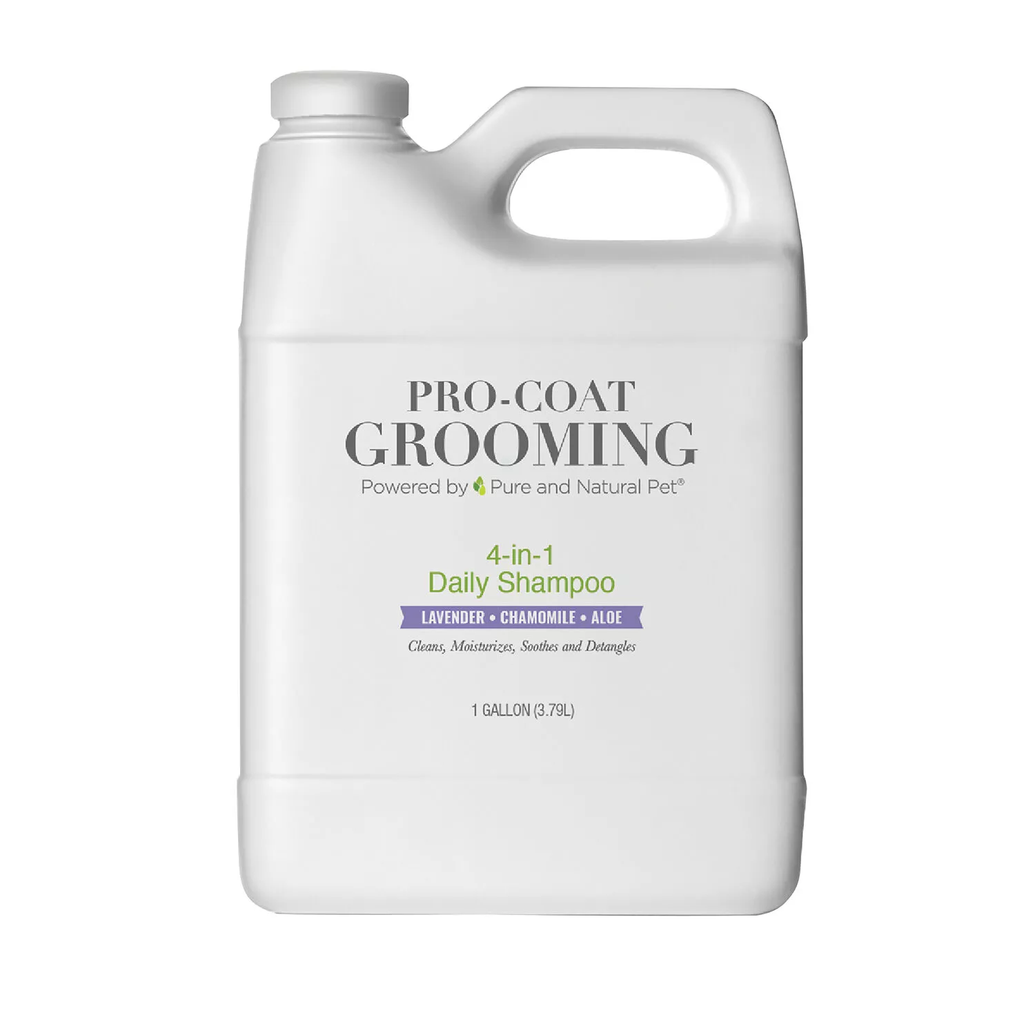 Pro Coat Grooming, 4 in 1 Daily Shampoo - Lavender, Chamomile & Aloe - 1 Gallon