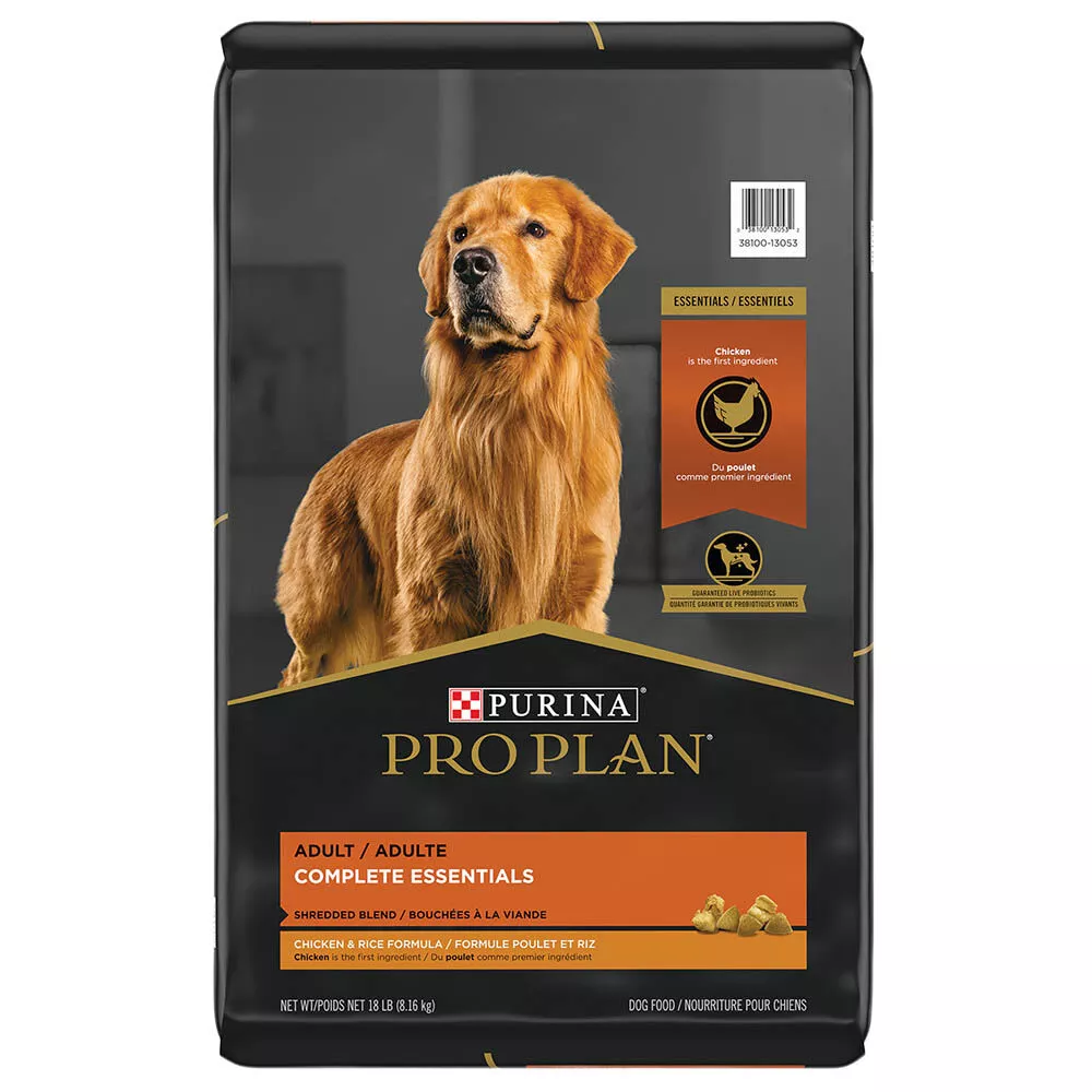 Pro Plan, Adult Shredded Blend - Chicken & Rice - Dry Dog Food
