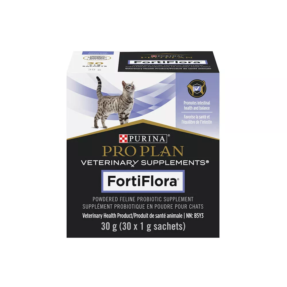 Pro Plan, Feline FortiFlora - Probiotic - 30 g - 30 x 1 g - Cat Supplement