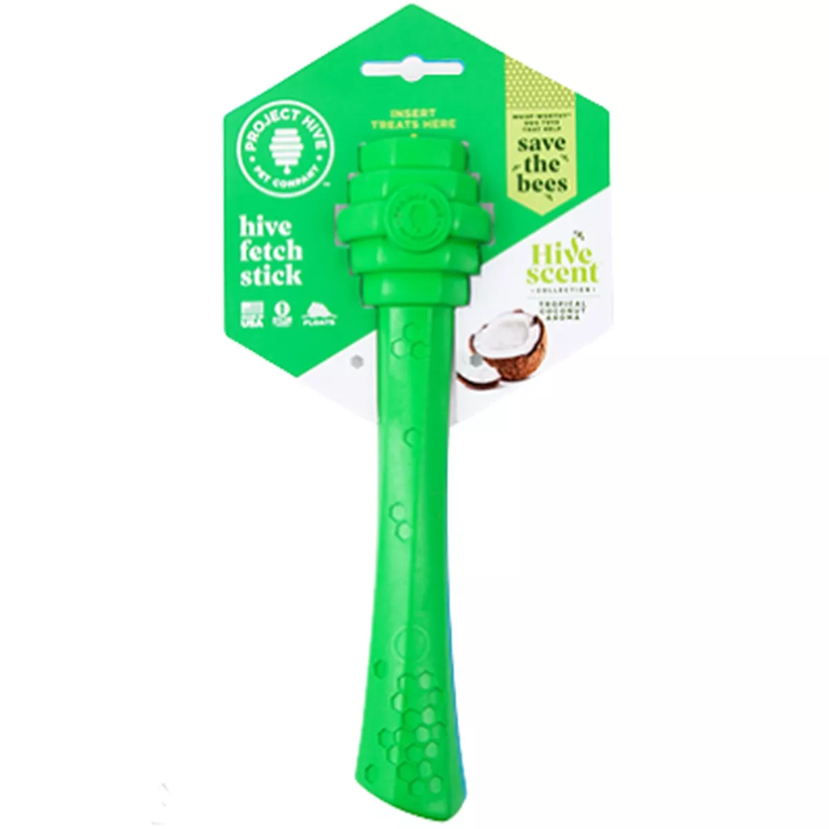 Project Hive Pet Company Coconut Scented Fetch Stick Dog Toy
