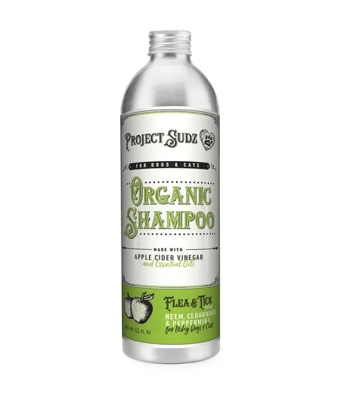 Project Sudz Organic Flea & Tick Relief Liquid Shampoo