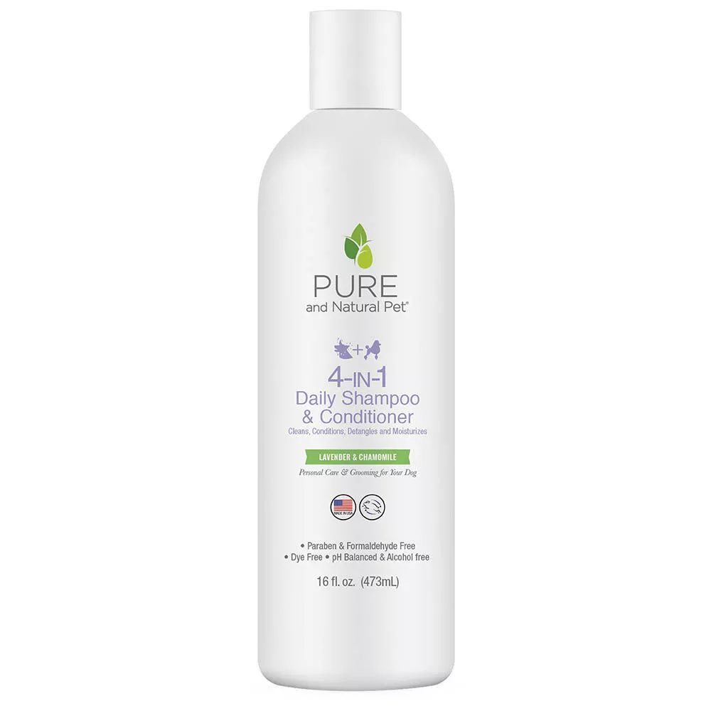 Pure and Natural Pet, 4-IN-1 Daily Shampoo - 16 oz