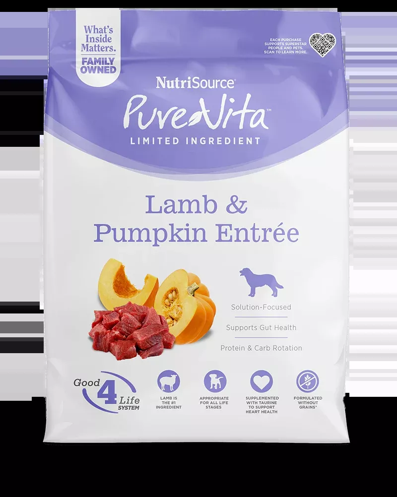 Pure Vita Lamb & Pumpkin Dry Dog Food