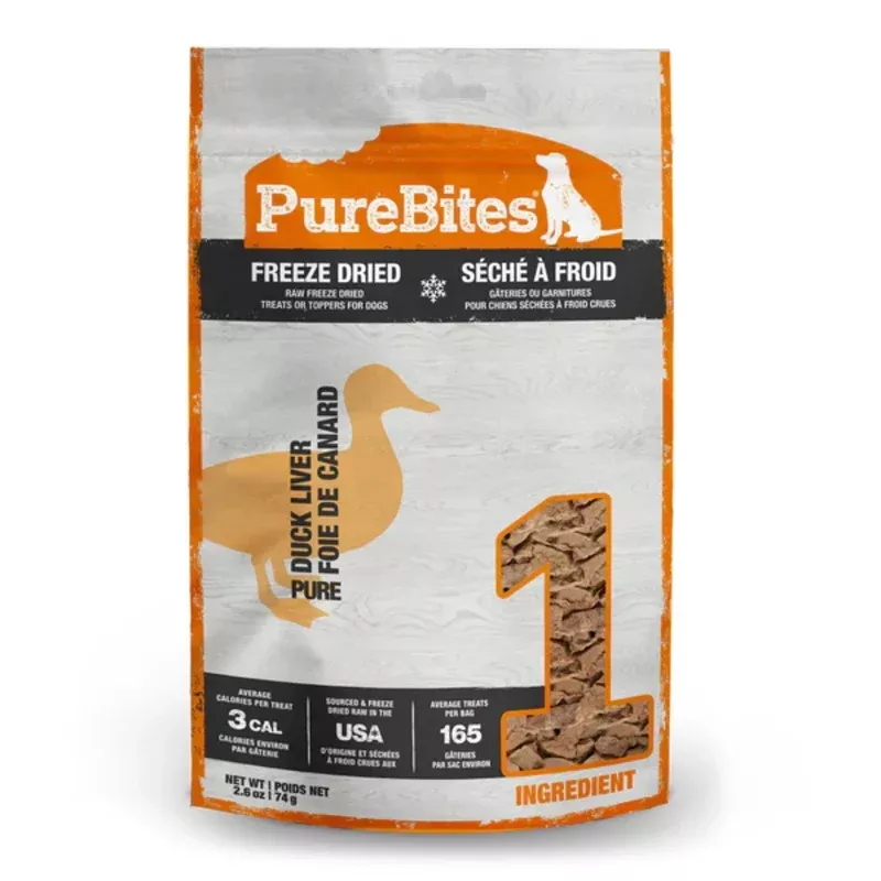 PureBites Duck Freeze Dried Dog Treat