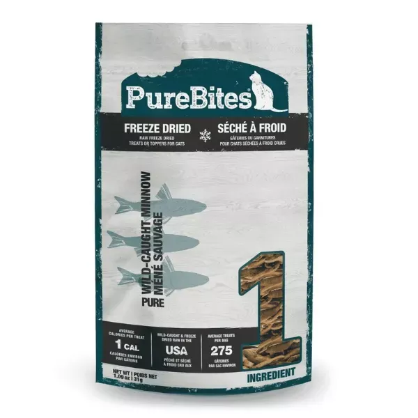PureBites Freeze Dried Minnow Cat Treat