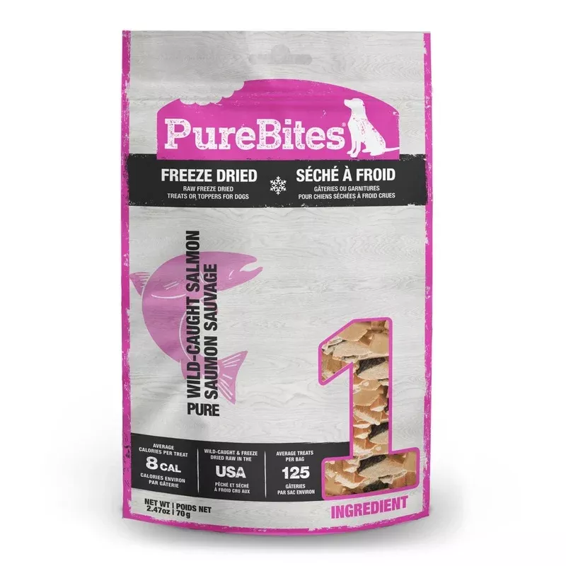 PureBites Freeze-Dried Salmon Dog Treats 2.47oz – Transform Your Backyard into a Wildlife Oasis for All Creatures