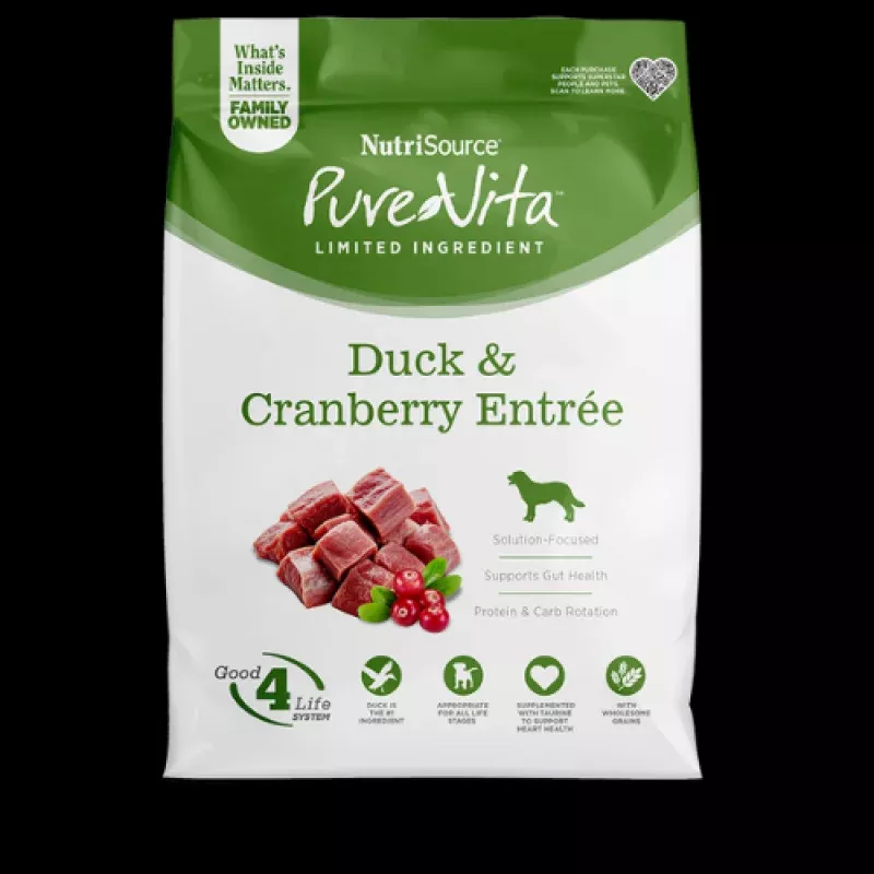 PureVita Duck & Cranberry Dry Dog Food