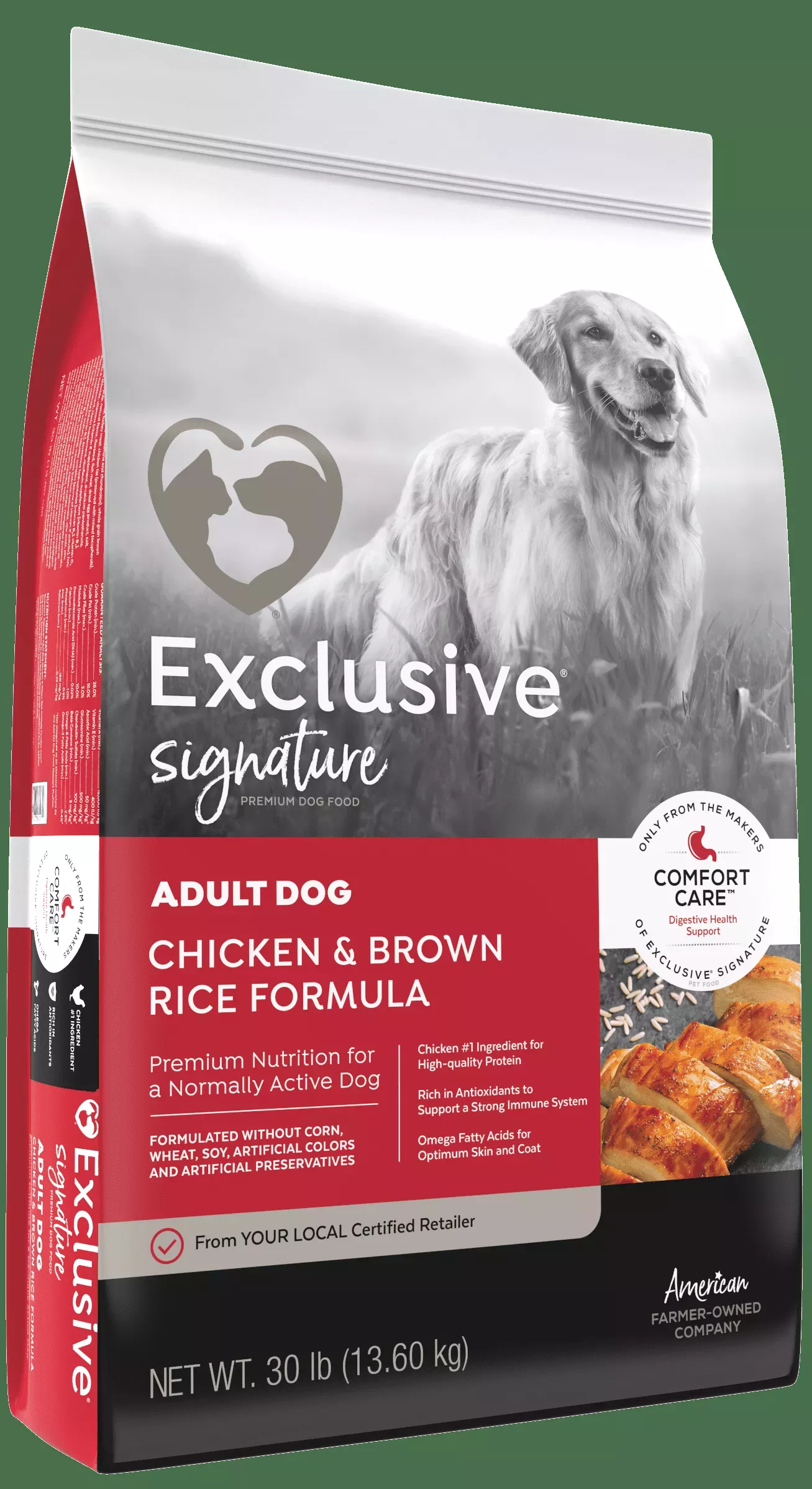 Purina, Exclusive, Chicken & Rice Adult Dog, 5 lbs.