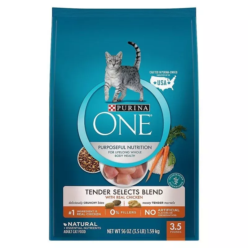 Purina ONE Tender Selects Blend Chicken Dry Adult Cat Food 3.5 Lb – Transform Your Backyard into a Wildlife Oasis for All Creatures