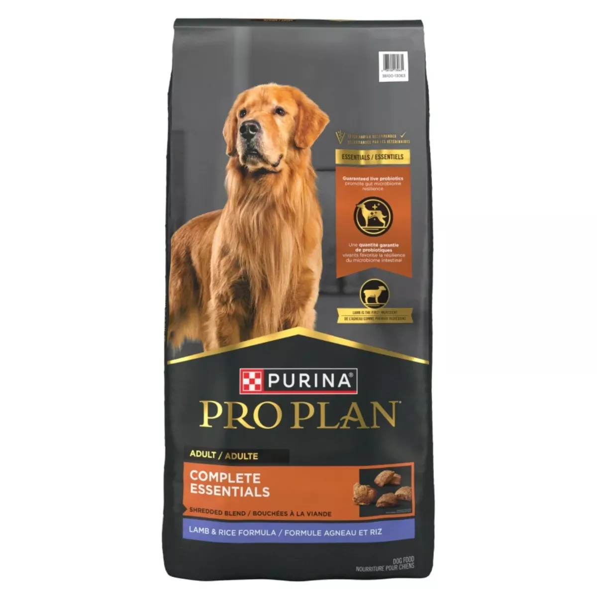 Purina Pro Plan Complete Essentials Shredded Blend Dog Food – Lamb & Rice Formula
