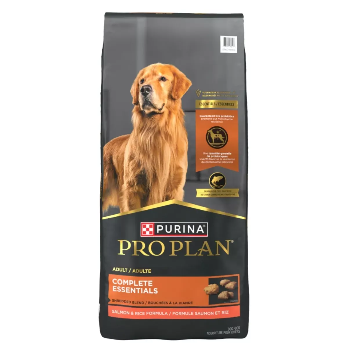 Purina Pro Plan Complete Essentials Shredded Blend Dog Food – Salmon & Rice Formula
