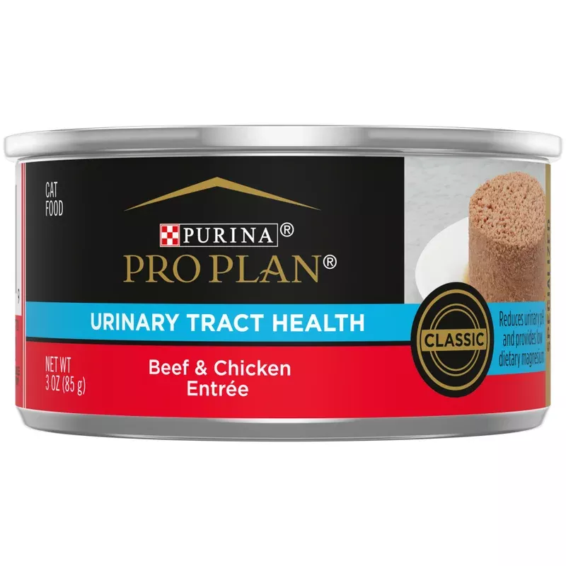 Purina Pro Plan Focus Adult Urinary Tract Health Formula Beef and Chicken Entree Cat Food Food