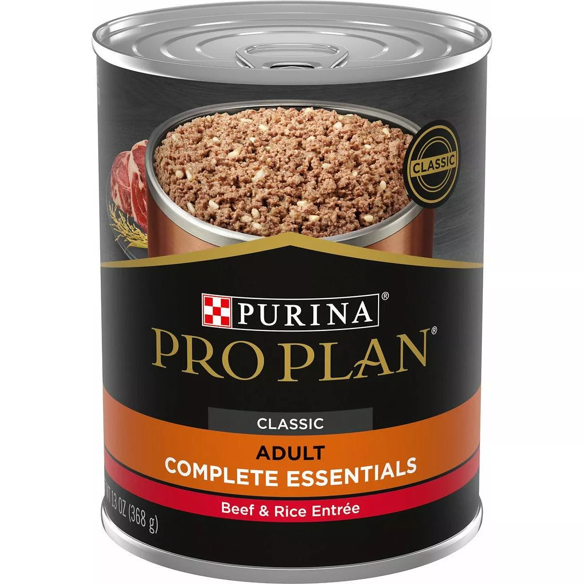 Purina Pro Plan High Protein Pate Beef & Rice Entree Wet Dog Food