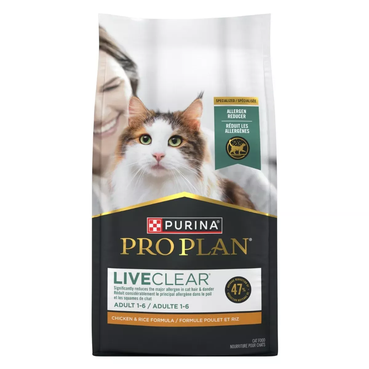 Purina Pro Plan LiveClear Dry Cat Food - Chicken & Rice Formula