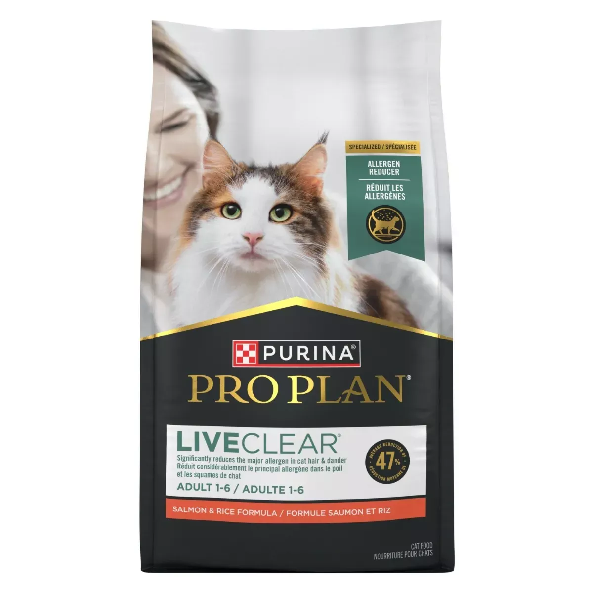 Purina Pro Plan LiveClear Dry Cat Food - Salmon & Rice Formula