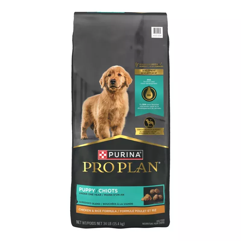 Purina Pro Plan Savor Puppy Shredded Blend Chicken and Rice Formula Dry Dog Food