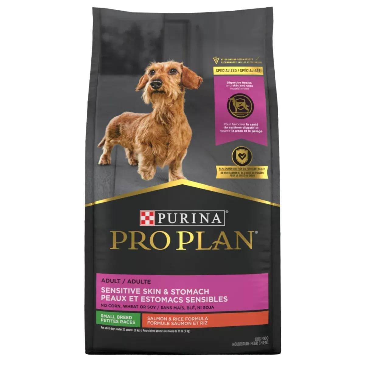Purina Pro Plan Sensitive Skin & Stomach Small Breed Dog Food – Salmon & Rice Formula
