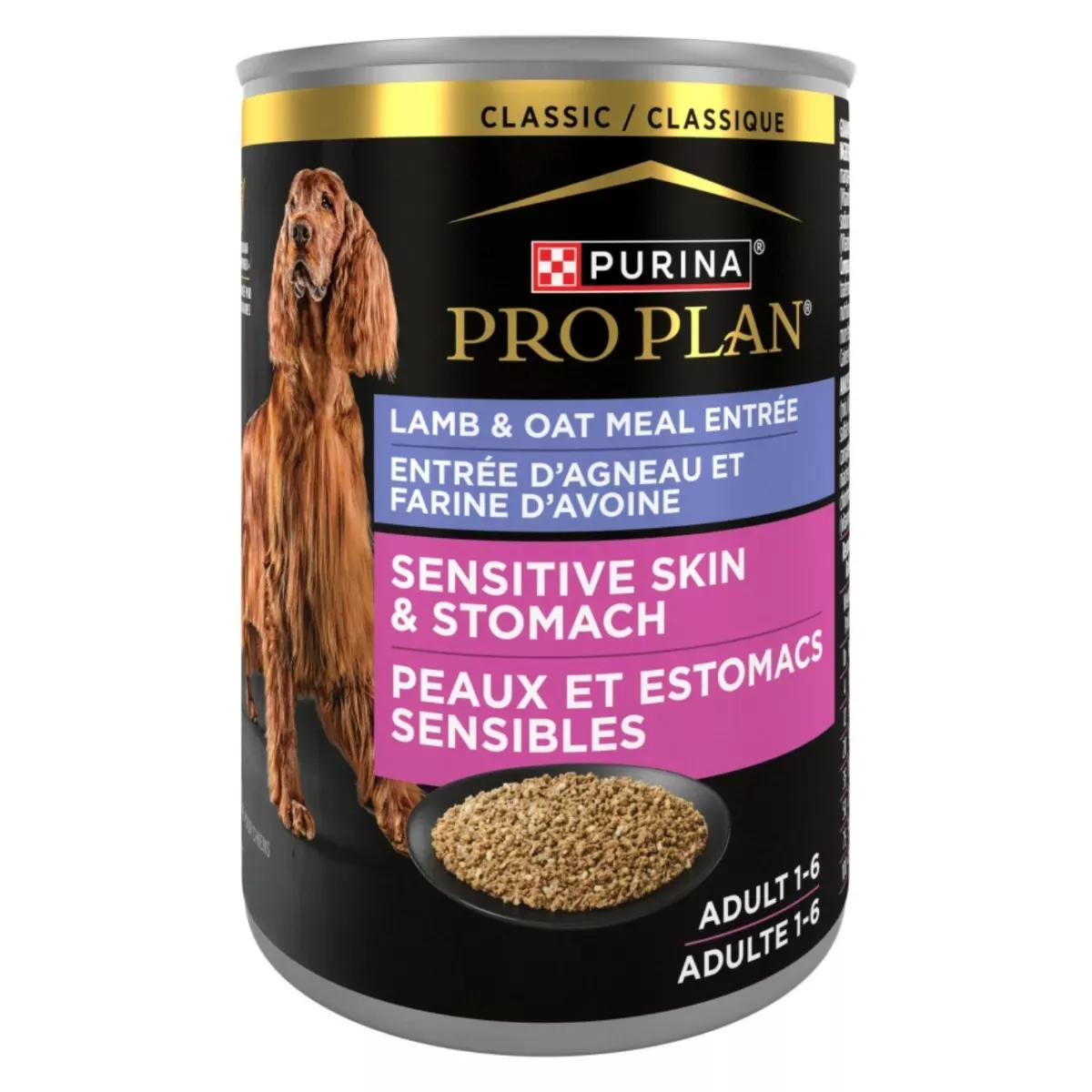 Purina Pro Plan Sensitive Skin & Stomach Wet Dog Food – Lamb & Oat Meal Entrée
