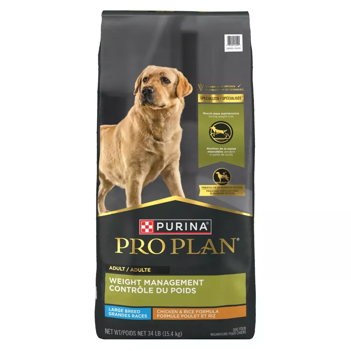 Purina Pro Plan Weight Management Large Breed Dog Food – Chicken & Rice Formula
