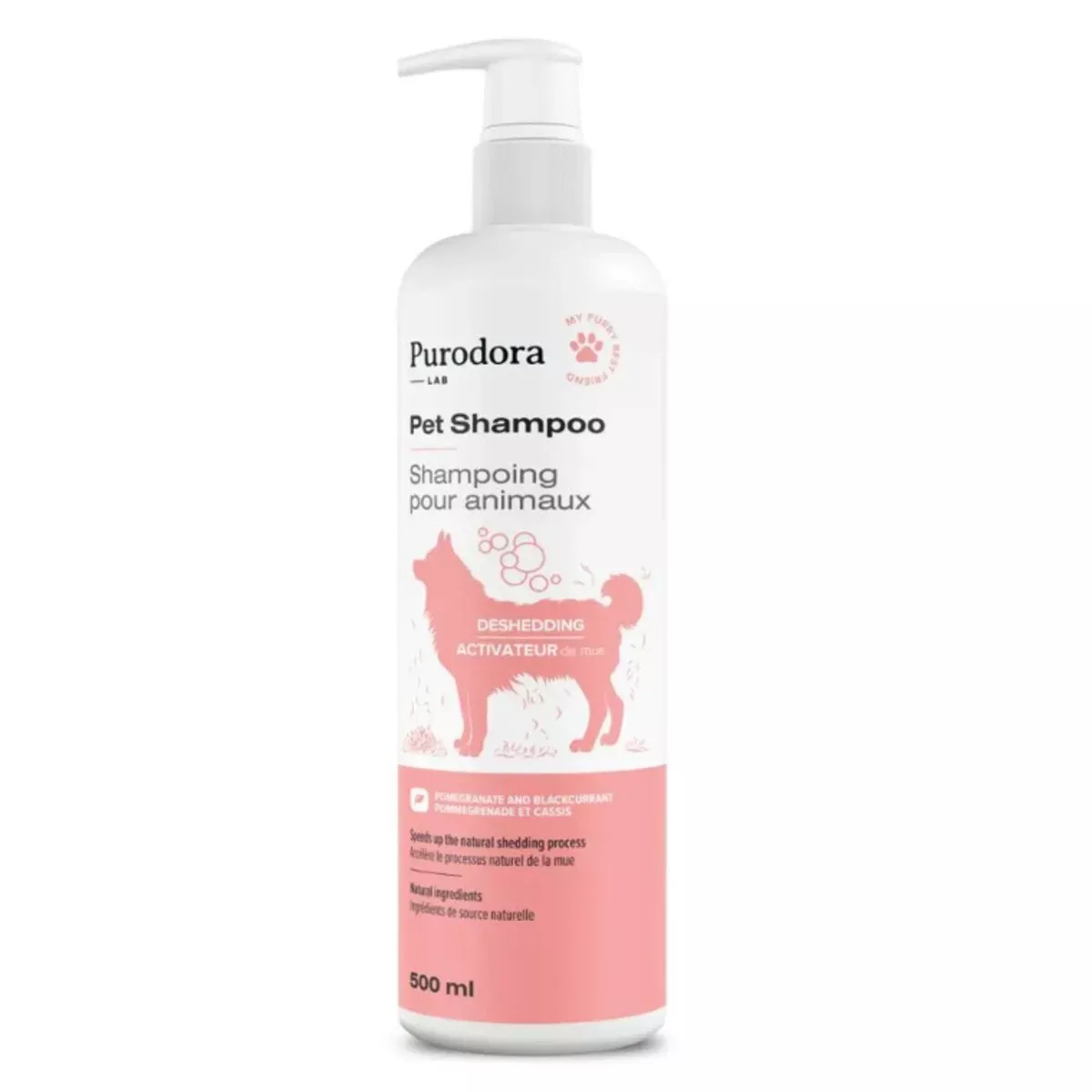 Purodora Lab Pet Shampoo - Deshedding Formula