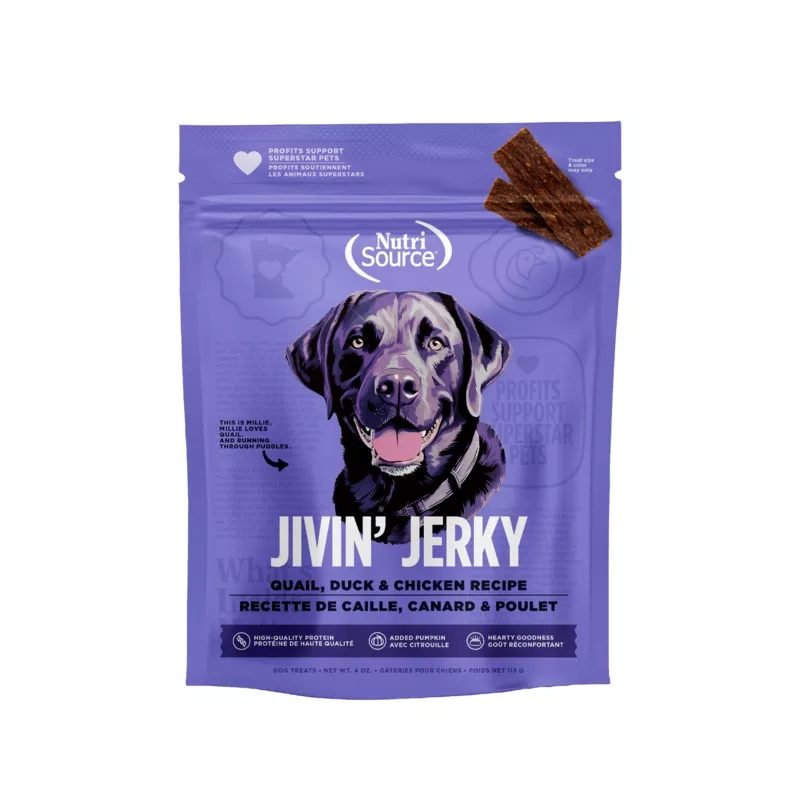 Quail, Duck & Chicken Jivin’ Jerky