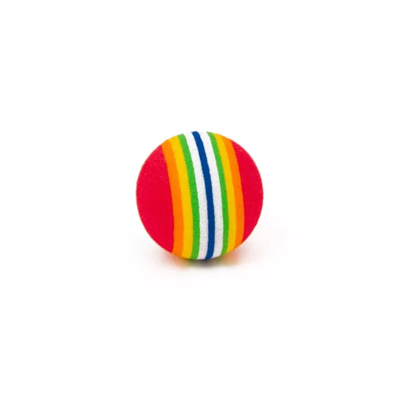 Rainbow Ball Cat Toy – Colourful Play Ball