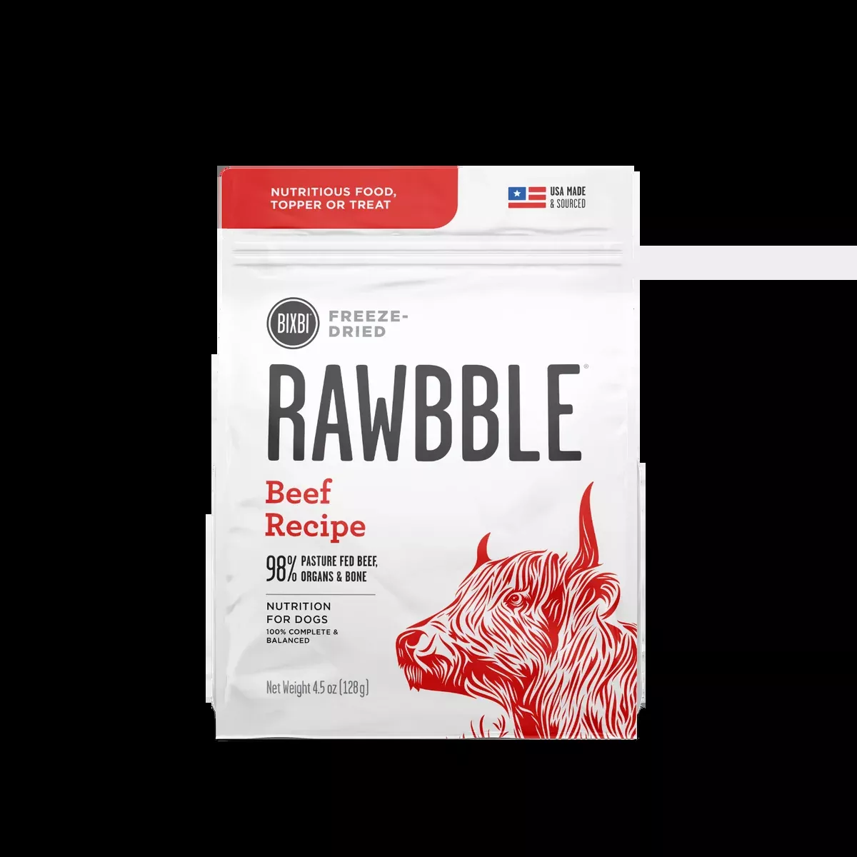 RAWBBLE FREEZE DRIED DOG FOOD – BEEF RECIPE