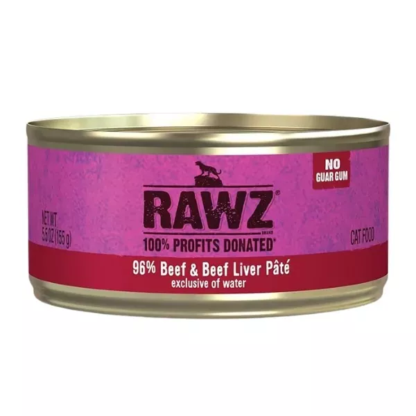 RAWZ 96% Beef & Beef Liver Pate for Cats