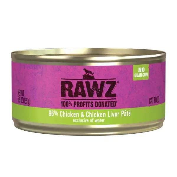 RAWZ 96% Chicken & Chicken Liver Pate for Cats