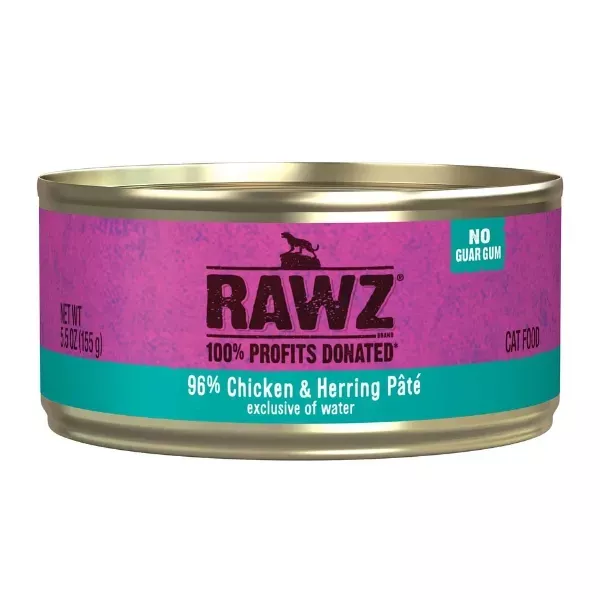 RAWZ 96% Chicken & Herring Pate for Cats