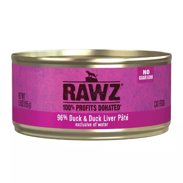 RAWZ 96% Duck & Duck Liver Pate for Cats