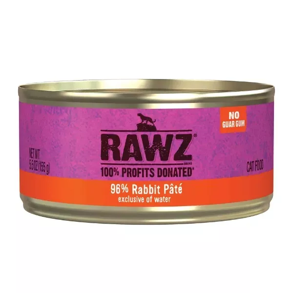 RAWZ 96% Rabbit Pate for Cats