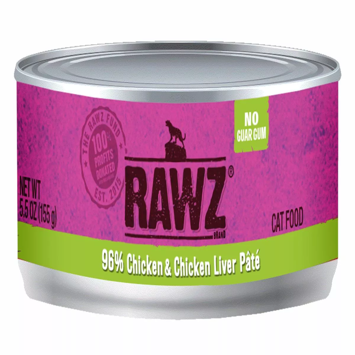 Rawz Cat Cans 96% Chicken & Liver