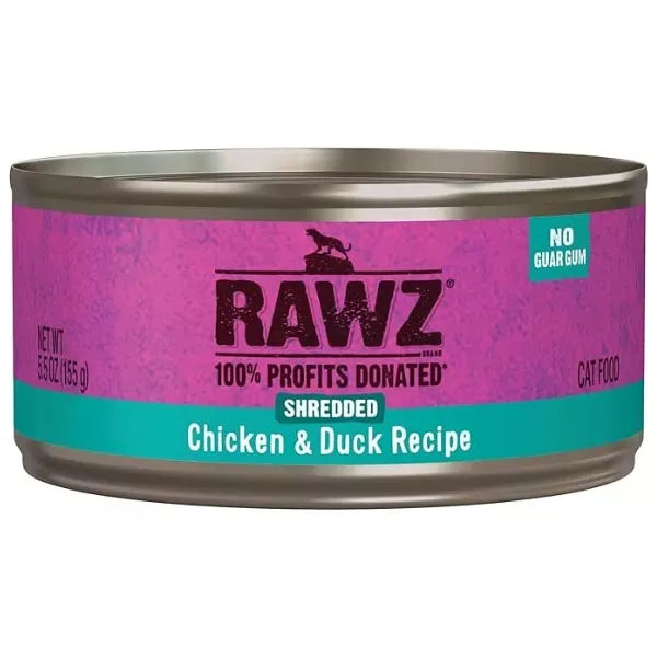RAWZ Shredded Chicken & Duck Recipe for Cats