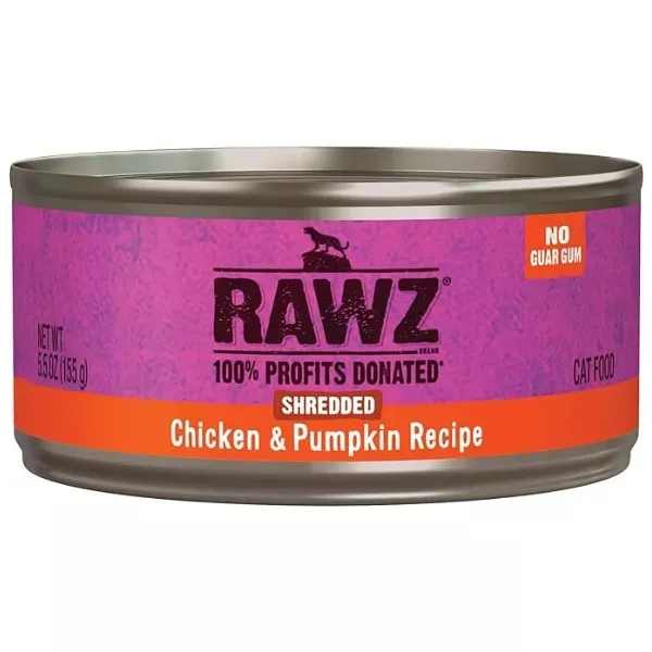 RAWZ Shredded Chicken & Pumpkin Recipe for Cats